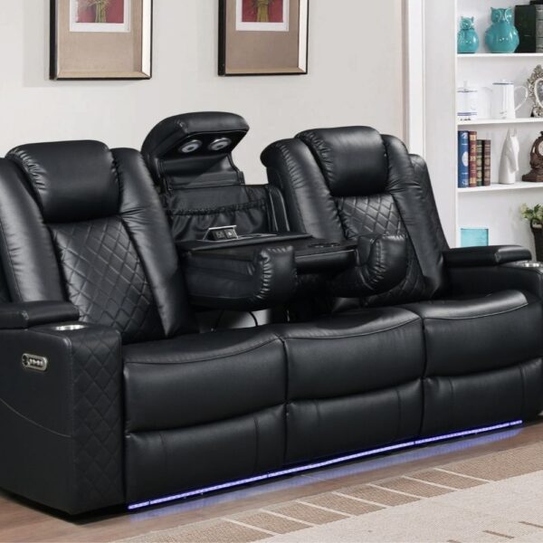 Dearborn Black Sofa