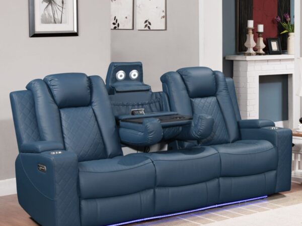 Dearborn Blue Sofa