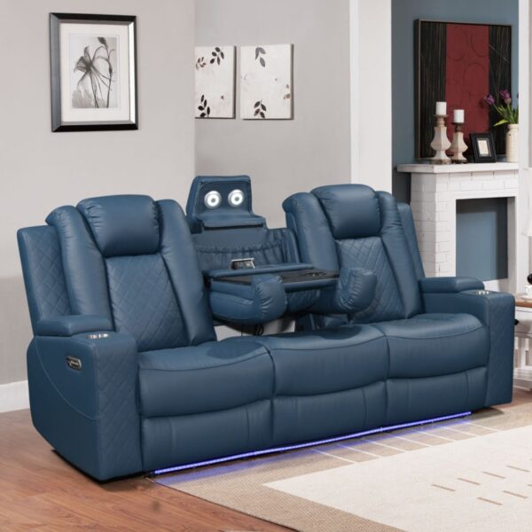 Dearborn Blue Sofa