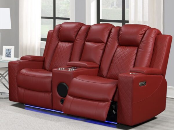 Dearborn Red Loveseat