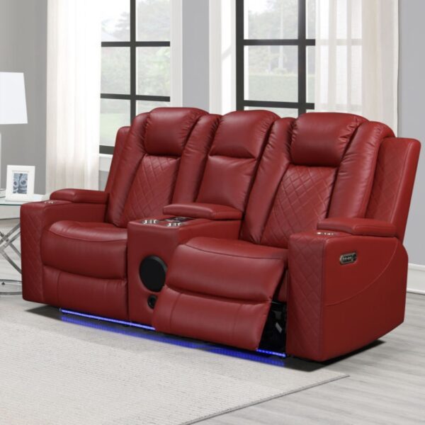 Dearborn Red Loveseat