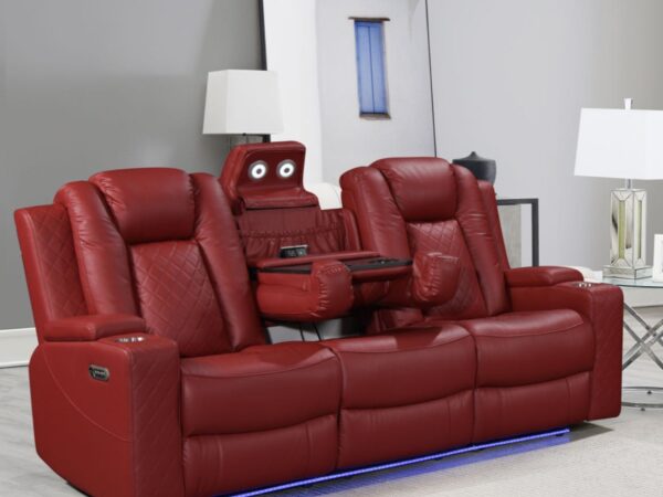Dearborn Red Sofa