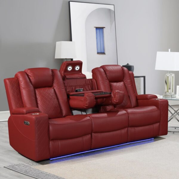 Dearborn Red Sofa
