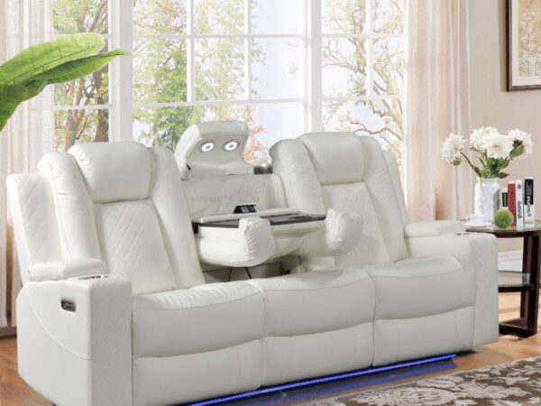 Dearborn White Sofa