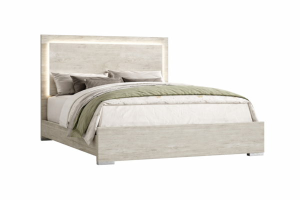Juliet White King Bed