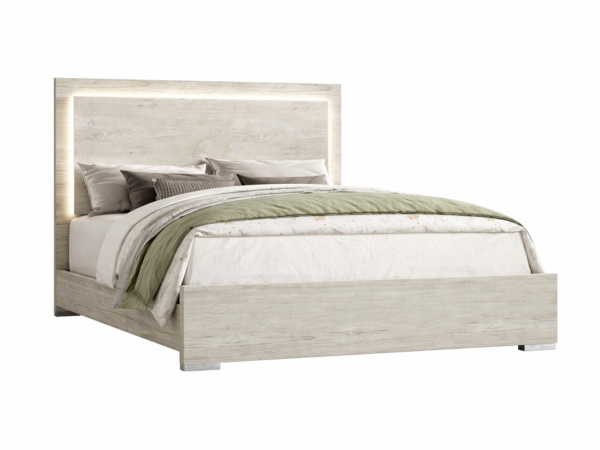 Juliet White King Bed