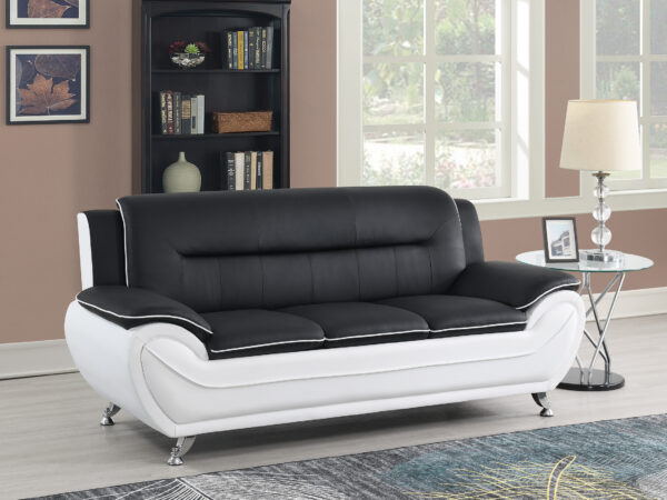 New York Black & White Sofa