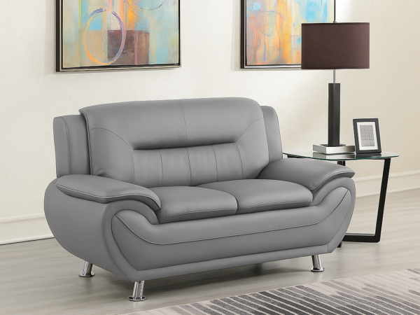 New York Gray Loveseat