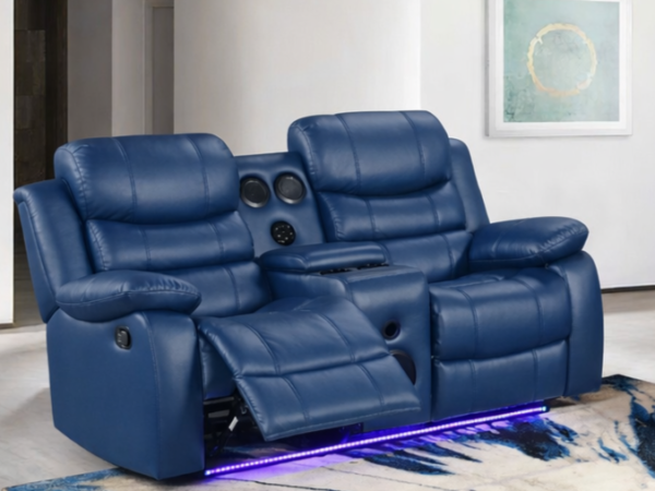 Orlando Blue Loveseat