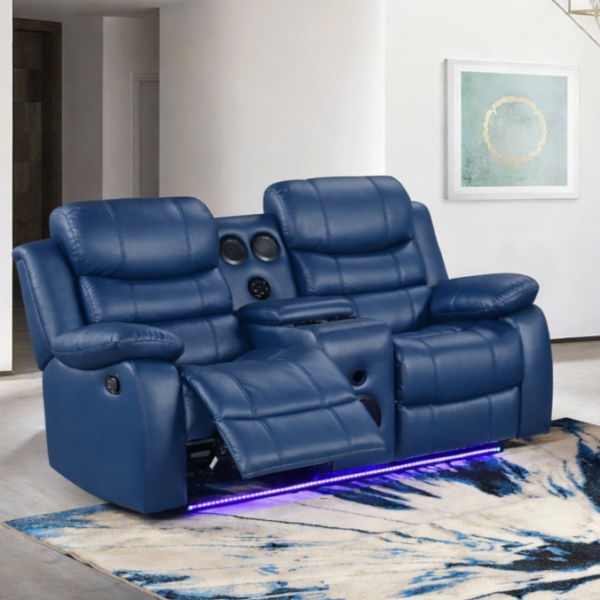 Orlando Blue Loveseat