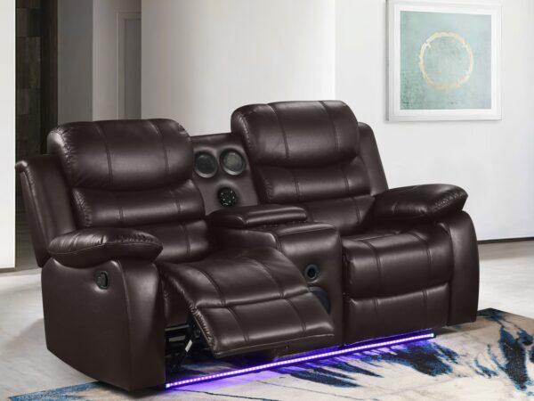 Orlando Brown Loveseat