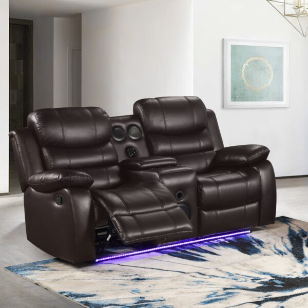 Orlando Brown Loveseat