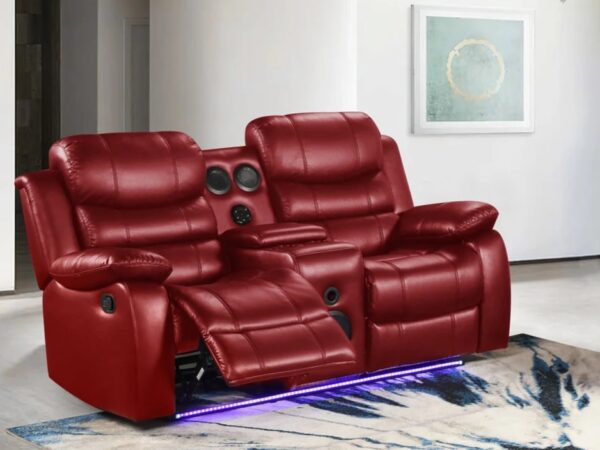Orlando Red Loveseat