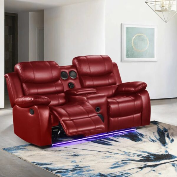 Orlando Red Loveseat