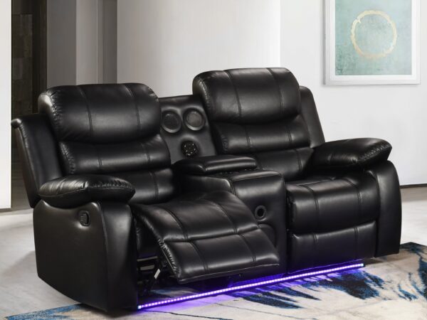 Orlando Black Loveseat