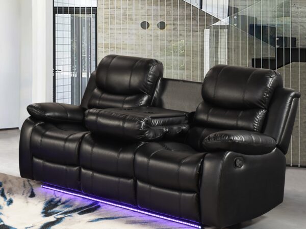 Orlando Black Sofa