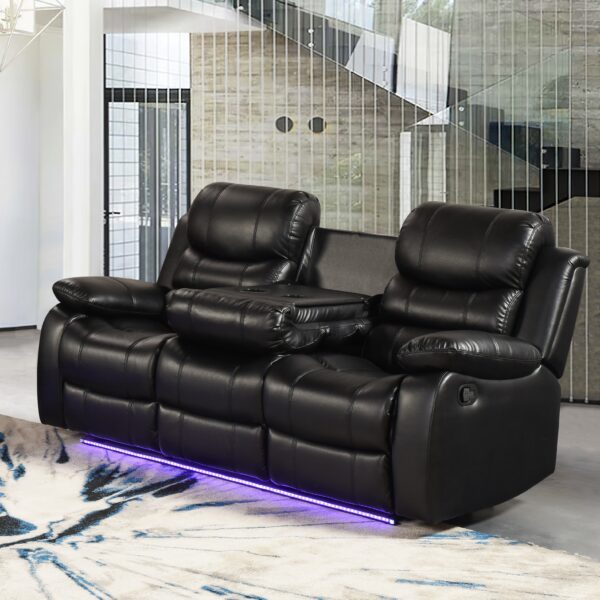 Orlando Black Sofa