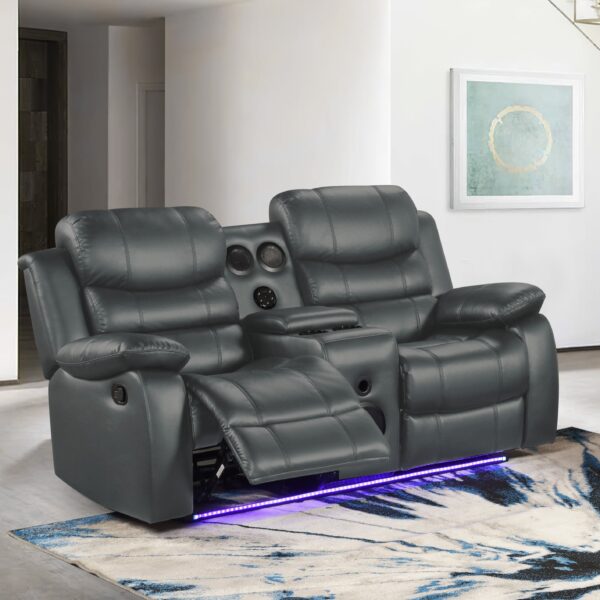 Orlando Gray Loveseat