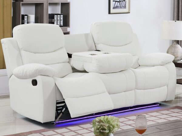 Orlando White Sofa