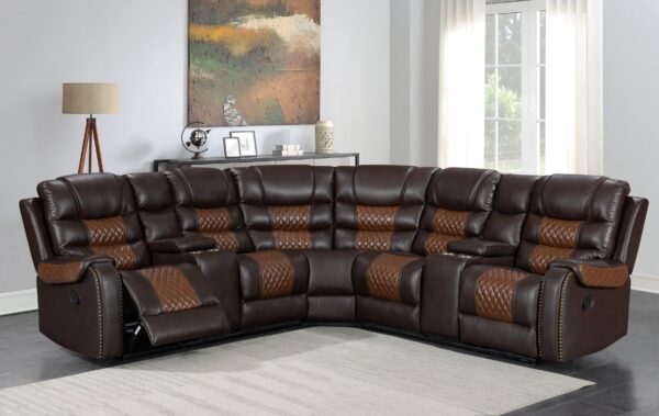 Sarasota Brown 4-pc Sectional