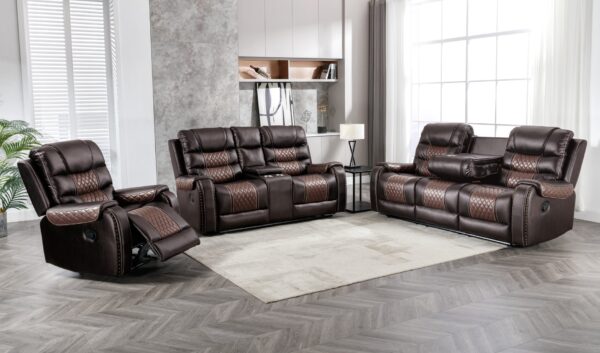 South Sarasota Brown Sofa & Loveseat & Chair
