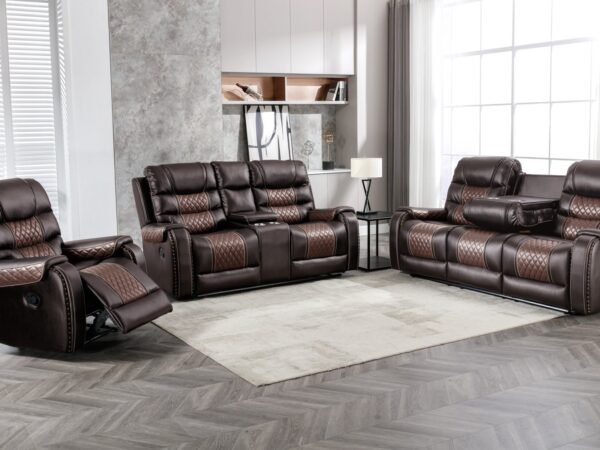 South Sarasota Brown Sofa & Loveseat & Chair