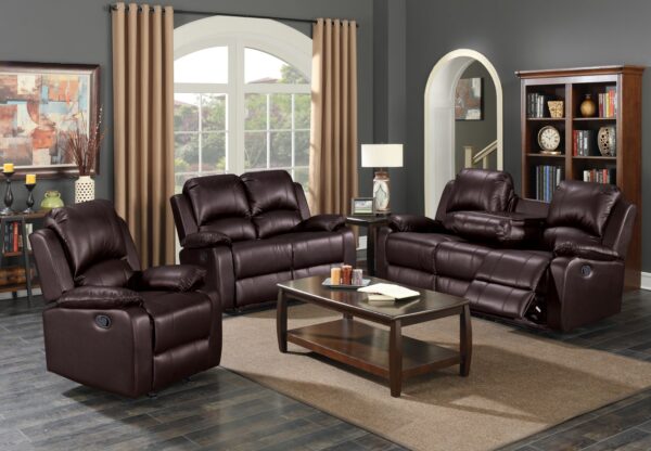 Wesley Brown Sofa & Loveseat & Chair