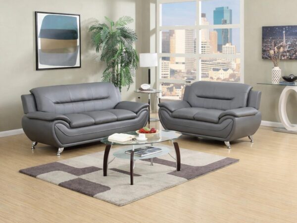 New York Gray Sofa & Loveseat