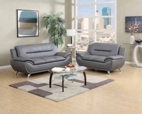 New York Gray Sofa & Loveseat