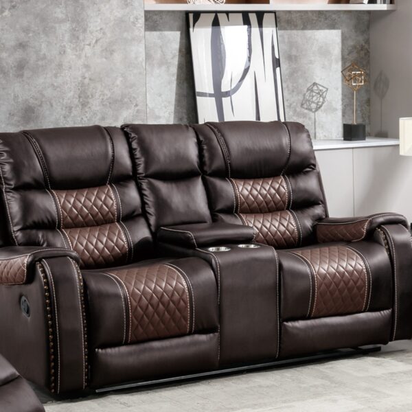 South Sarasota Brown Loveseat