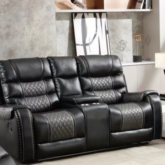 South Sarasota Black Loveseat