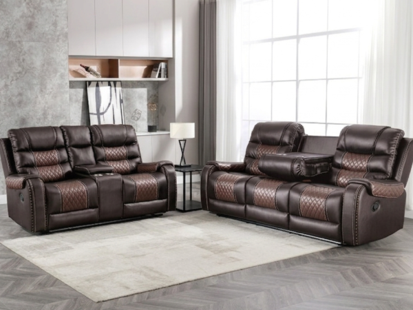 South Sarasota Brown Sofa & Loveseat