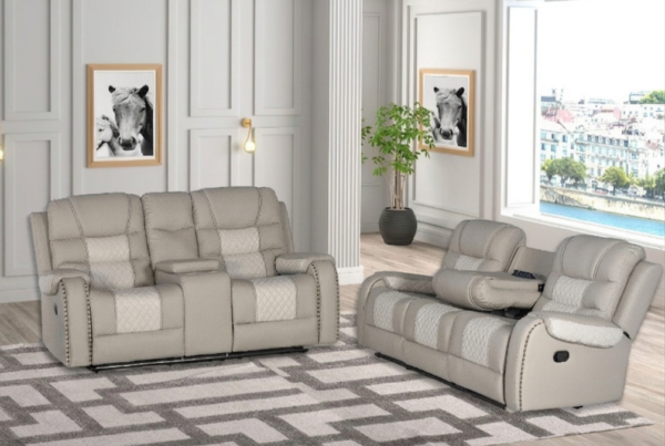 South Sarasota Gray Sofa & Loveseat