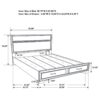 Queen Bedroom Set Black Miranda 4-piece
