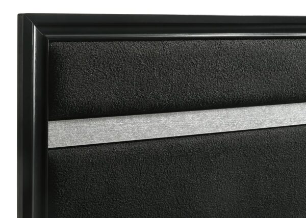 Queen Bedroom Set Black Miranda 4-piece