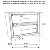 Queen Bedroom Set Black Miranda 4-piece