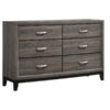 Queen Bedroom Set Grey Oak Watson Four-piece