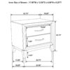 Queen Bedroom Set Grey Oak Watson Four-piece