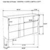 Queen Bedroom Set Natural Hyland 4-piece
