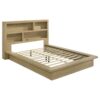 Queen Bedroom Set Light Oak Hendricks 4-piece