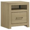 Queen Bedroom Set Light Oak Hendricks 4-piece