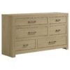 Queen Bedroom Set Light Oak Hendricks 4-piece