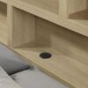 Queen Bedroom Set Light Oak Hendricks 4-piece