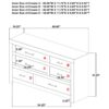 Queen Bedroom Set Light Oak Hendricks 4-piece