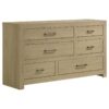 Queen Bedroom Set Light Oak Hendricks 4-piece