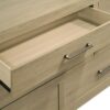 Queen Bedroom Set Light Oak Hendricks 4-piece