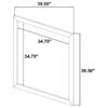 Queen Bedroom Set Light Oak Hendricks 4-piece