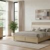 Queen Bedroom Set Light Oak Hendricks 4-piece