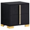 Queen Bedroom Set Black Marceline 4-piece