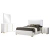 Queen Bedroom Set White 4-piece